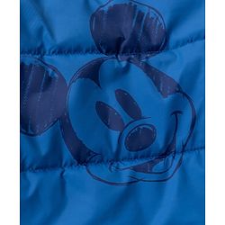 Pine Kids Disney Woven Winter Jacket with Full Sleeves and Mickey Mouse Print in Blue for 5-6 Years