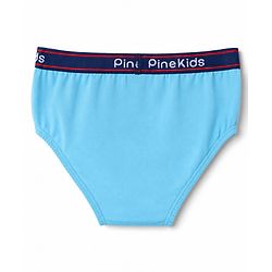 Pine Kids Cambric Knit Solid Brief Pack of 3 - Light Blue, Green & Black