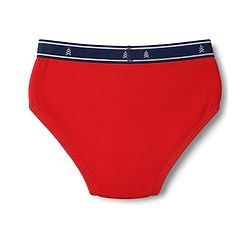 Pine Kids Cambric Woven Briefs Pack of 3 - Red, Light Blue & Orange (Color May Vary in Title)