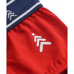 Pine Kids Cambric Woven Briefs Pack of 3 - Red, Light Blue & Orange (Color May Vary in Title)
