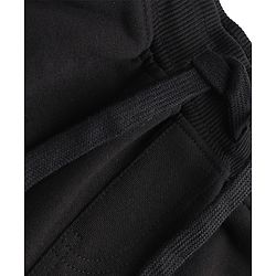 Pine Kids Cotton Knit Full Length Solid Lounge Pant - Black