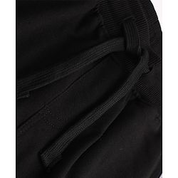 Pine Kids Knit Full Length Track Pant With Tape Detailing - Black