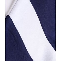 Pine Kids Knit Full Length Striped Printed Lounge & Track Pant - Blue