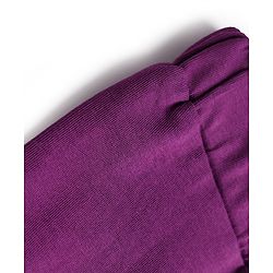 Pine Kids Cotton Lycra Knit Full Length Solid Leggings - Purple
