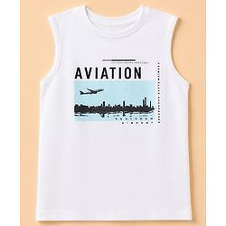 Pine Kids 100% Cotton Woven Full Sleeves Checks Shirts and T-shirt with Half Sleeves and Aviation Text Print - Mint Green
