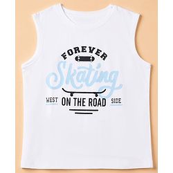 Pine Kids 100% Cotton Woven Full Sleeves Checks Shirts and T-shirt with Half Sleeves and Forever Skating Text Print - Light Blue