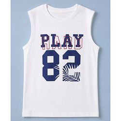 Pine Kids 100% Cotton Woven Half Sleeves Checked Shirt and T-Shirt with Play 82 Print - Navy Blue