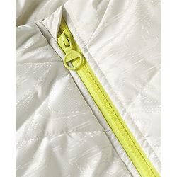 Pine Kids Woven Padded Winter Jacket with Full Sleeves in Offwhite