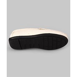 Pine Kids Formal & Party Wear Slip On Loafer - Off White