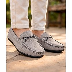 Pine Kids Slip-On Formal & Party Wear Shoes - Grey