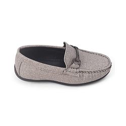 Pine Kids Slip-On Formal & Party Wear Shoes - Grey