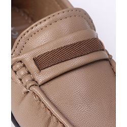 Pine Kids Formal & Party Wear Slip on Shoes - Beige