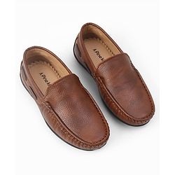 Pine Kids Formal & Party Wear Slip On Loafer - Brown