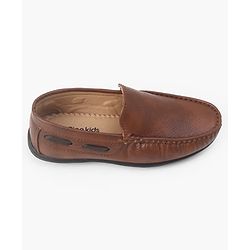 Pine Kids Formal & Party Wear Slip On Loafer - Brown