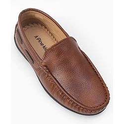 Pine Kids Formal & Party Wear Slip On Loafer - Brown