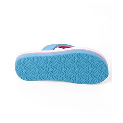 Pine Kids Disney Slip-On Closure Flip Flops With Frozen Print - Blue
