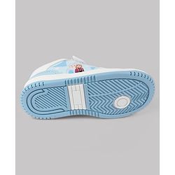 Pine Kids Disney Velcro Closure Casual Shoes With Disney Frozen Princesses Graphic - White