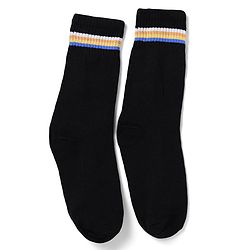 Pine Kids Knit Solid Socks Pack of 5 in Blue