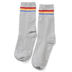 Pine Kids Knit Solid Socks Pack of 5 in Blue