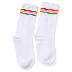 Pine Kids Knit Solid Socks Pack of 5 in Blue