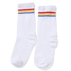 Pine Kids Knit Solid Socks Pack of 5 in Blue