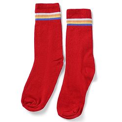 Pine Kids Knit Solid Socks Pack of 5 in Blue