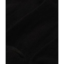 Pine Kids Cotton Knit Ankle Length Solid Socks Set of 3 - Black