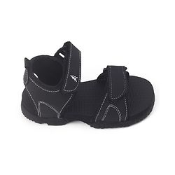 Pine Kids PU Velcro Sandals - Black