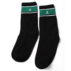 Pine Kids Cotton Knit Ankle Length Socks Set Of 3 - Black & White