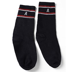 Pine Kids Cotton Knit Ankle Length Socks Set Of 3 - Black & White