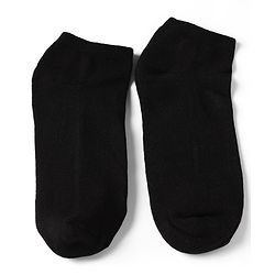 Pine Kids Cotton Knit Ankle Length Solid Socks Set Of 3 - Black