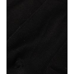 Pine Kids Cotton Knit Ankle Length Solid Socks Set Of 3 - Black