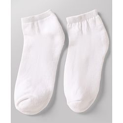 Pine Kids Cotton Nylon Knit Ankle Length Solid Socks Set of 3 - White