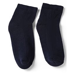 Pine Kids Cotton Knit Ankle Length Solid Socks Set of 3 - Black
