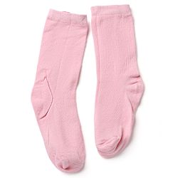 Pine Kids Cotton Knit Mid Calf Length Socks With Bow Applique Pack of 5 - Light Grey, Black, White, Pink & Red