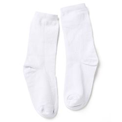Pine Kids Cotton Knit Mid Calf Length Socks With Bow Applique Pack of 5 - Light Grey, Black, White, Pink & Red
