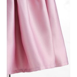 Pine Kids Satin Woven Sleeveless Party Dress With Sequin Detailing & Bow Applique - Pink