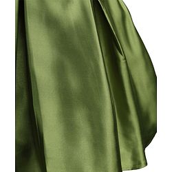 Pine Kids Satin Woven Sleeveless Party Dress With Sequin - Olive Green