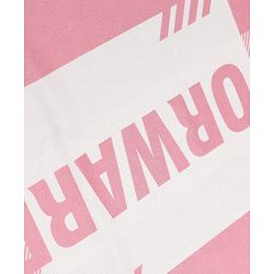 Pine Active Knit Sleeveless T-Shirt With Text Print - Pink