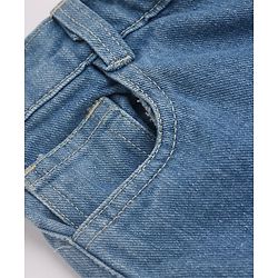 Pine Kids Cotten Blend Denim Woven Full Length Jeans - Blue