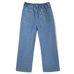 Pine Kids Cotten Blend Denim Woven Full Length Jeans - Blue