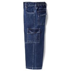 Pine Kids Cotton Denim Woven Full Length Jeans In Blue