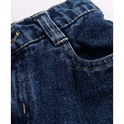Pine Kids Cotton Denim Woven Full Length Jeans In Blue