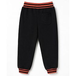 Pine Kids Cotton Knit Full Sleeves Winter Wear Suits with Be Your Own Boss Print -Dark Orange