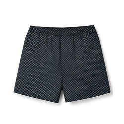 Pine Kids Cambric Woven Boxers With Polka Dot Floral Print Pack of 2 - Black Green