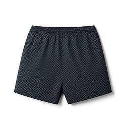 Pine Kids Cambric Woven Boxers With Polka Dot Floral Print Pack of 2 - Black Green
