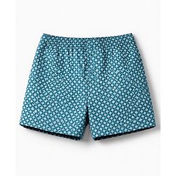 Pine Kids Cambric Woven Boxers With Polka Dot Print Pack of 2 - Navy Blue Black