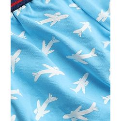Pine Kids Cotton Elastane Knit Briefs With Shark & Stripe Print Pack of 3 - Black, Navy & Light Blue