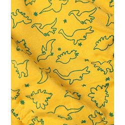 Pine Kids Cotton Elastane Knit Briefs with Dinosaur Print Pack of 3 - Mustard Red & Green