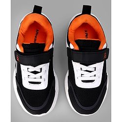 Pine Kids Velcro closure Sneakers Shoes in Black